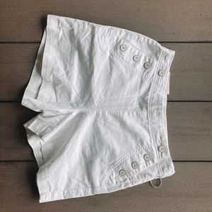 Chino white shorts